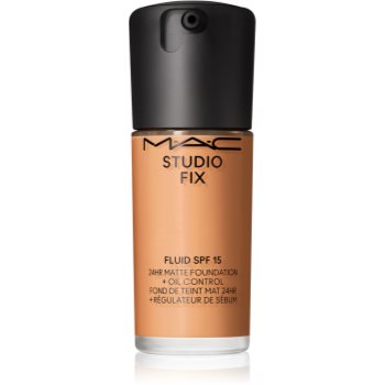 MAC Cosmetics Studio Fix Fluid SPF 15 24HR Matte Foundation + Oil Control machiaj cu efect matifiant SPF 15 - imagine 2